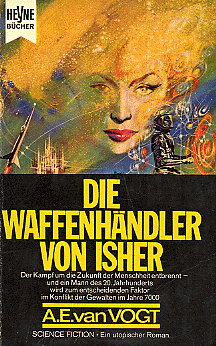 Cover A. E. van Vogt: Die Waffenhndler von Isher. Heyne 1969, 3. Auflage